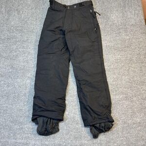 Burton Snow Pants Womens S Black Universe Side Zip Ski Snowboard Water Resistant